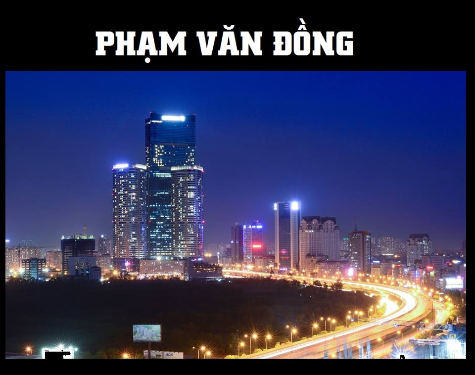 Đường Phạm Văn Đồng Hà Nội