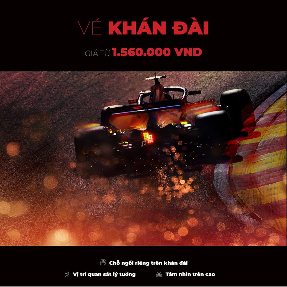 Mua vé xem F1 Vietnam Grand Prix 2020