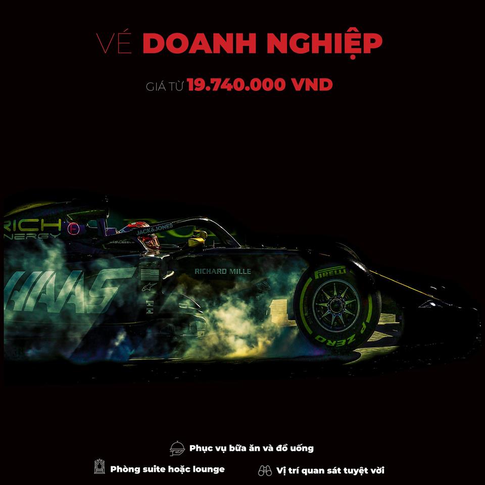 Vé doanh nghiệp xem F1 Vietnam Grand Prix 2020