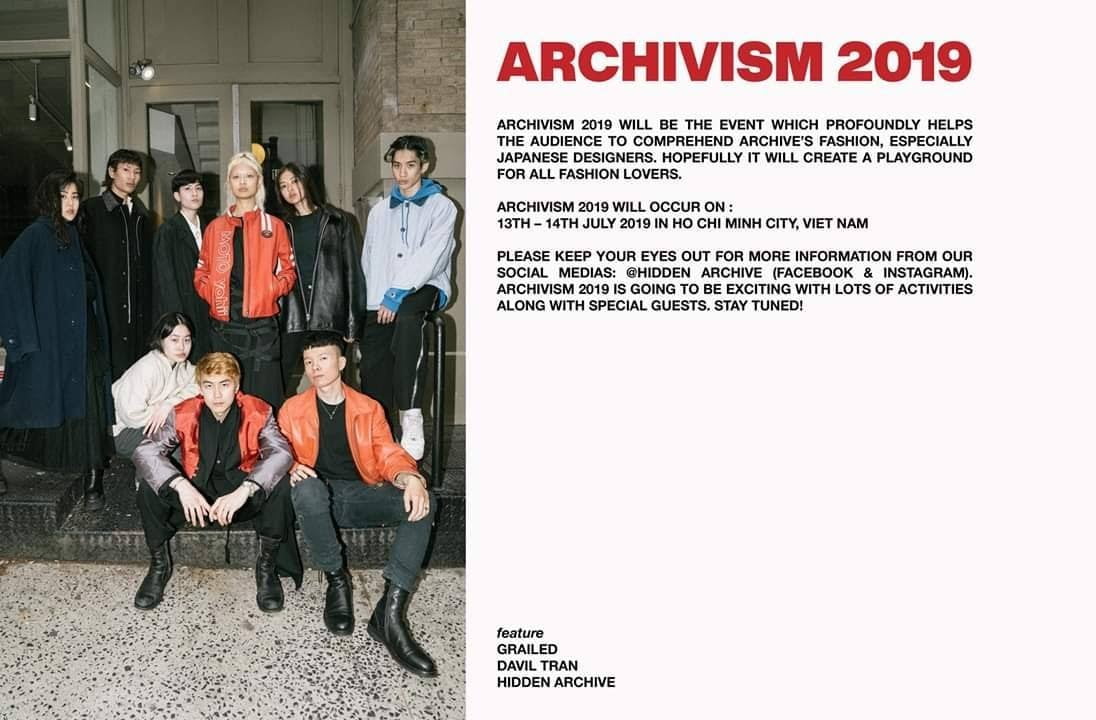 triển lãm thời trang ARCHIVISM 2019