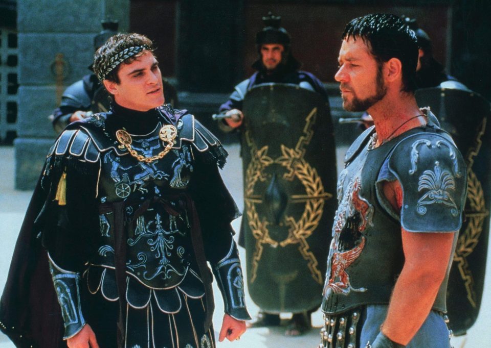 gladiator maximus và commodus phim võ sĩ giác đấu gladiator