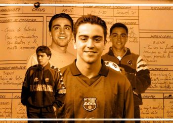 Bản báo cáo đánh giá cầu thủ về Xavi Hernandez ngày ở U14