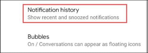 Cách xem lại lịch sử thông báo đã xóa trên Android 3