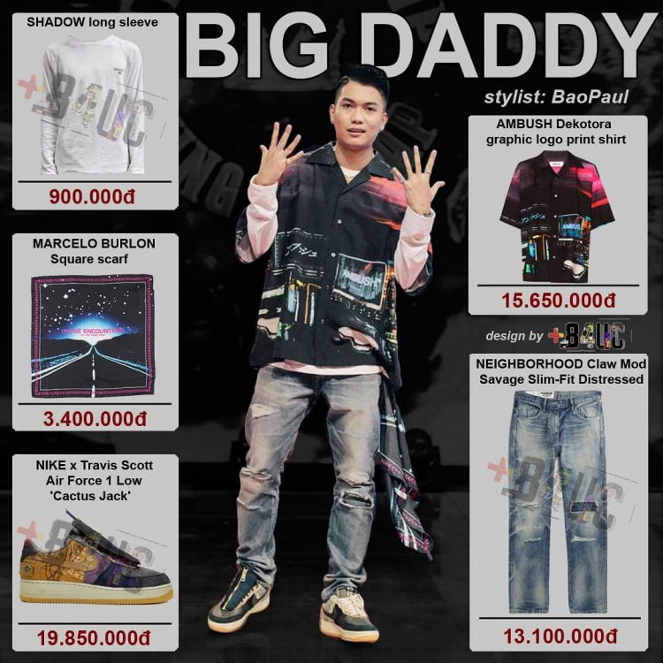 outfit big daddy kor