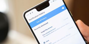 xem lại lịch sử thông báo đã xóa trên Android