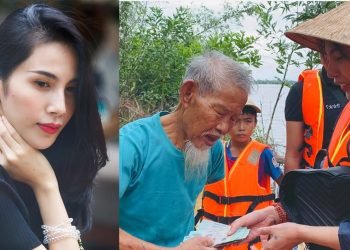 Thủy Tiên làm từ thiện