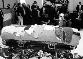 Hình ảnh đám tang Diego Maradona