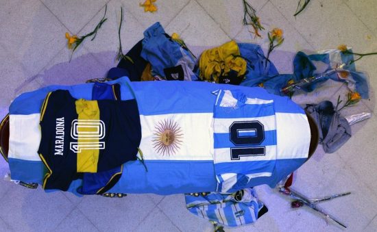 Hình ảnh đám tang Diego Maradona