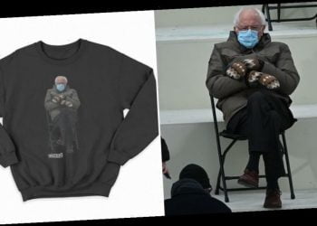 ao thun thuong nghi si Bernie Sanders