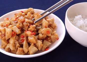 Cách làm món tóp mỡ cháy tỏi nước mắm ớt vàng giòn siêu ngon