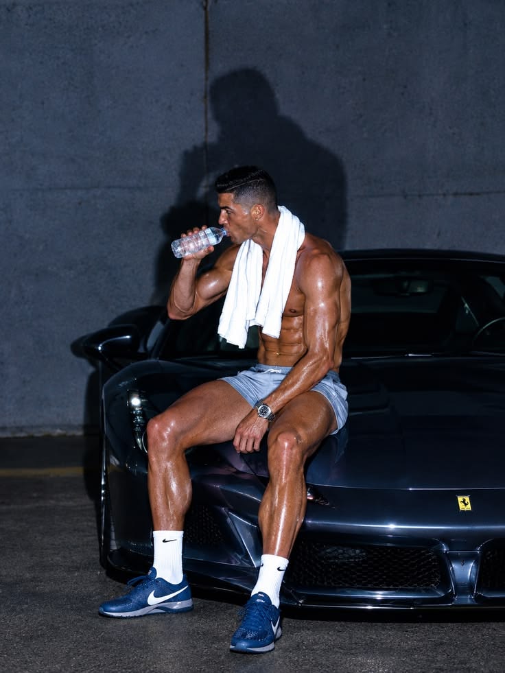 Cristiano Ronaldo tập luyện