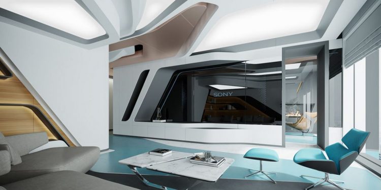 Căn hộ hiện đại đẹp lạ với nội thất phi thuyền không gian