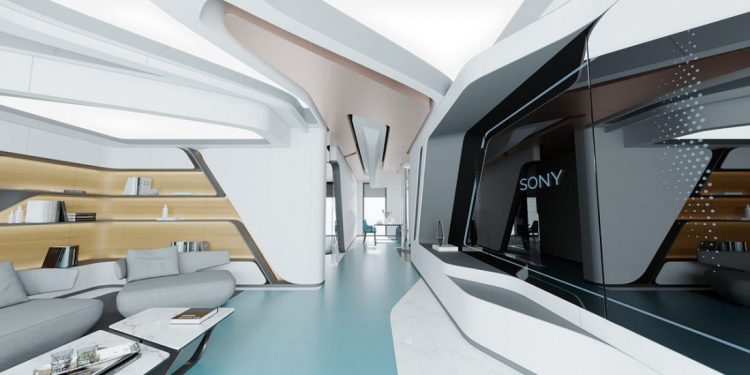 Căn hộ hiện đại đẹp lạ với nội thất phi thuyền không gian