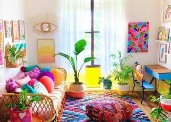 không gian sống nhiều màu sắc