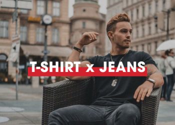 mặc đẹp với áo thun và quần jeans
