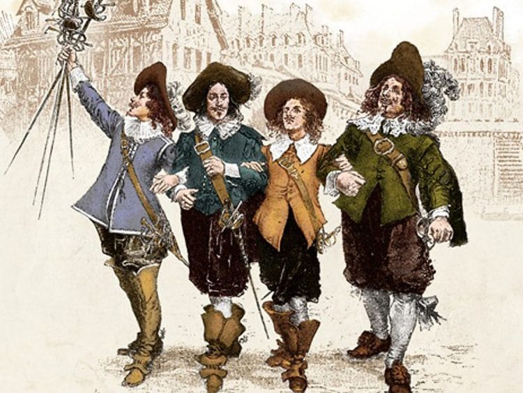 review sách ba người lính ngự lâm