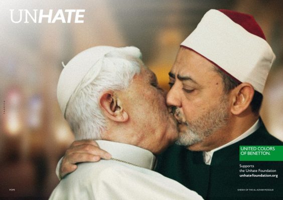 “Unhate” của United Colors of Benetton, 2011