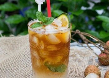 Công thức pha trà vải