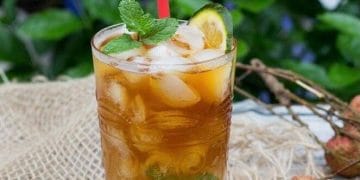 Công thức pha trà vải