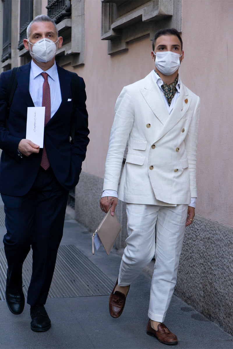 Street Style ấn tượng tại tuần lễ thời trang Milan SS22
