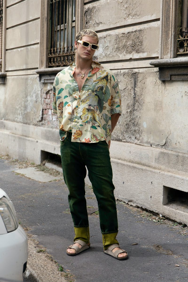 Street Style ấn tượng tại tuần lễ thời trang Milan SS22