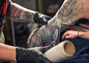 quá trình phục hồi của hình xăm