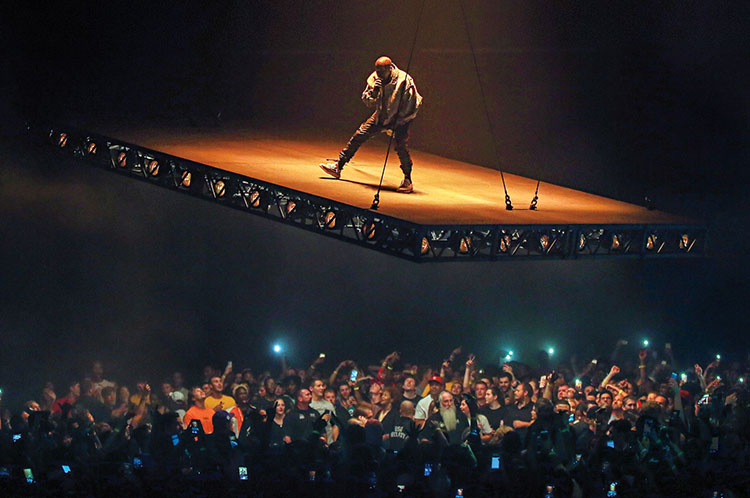 rapper Kanye West