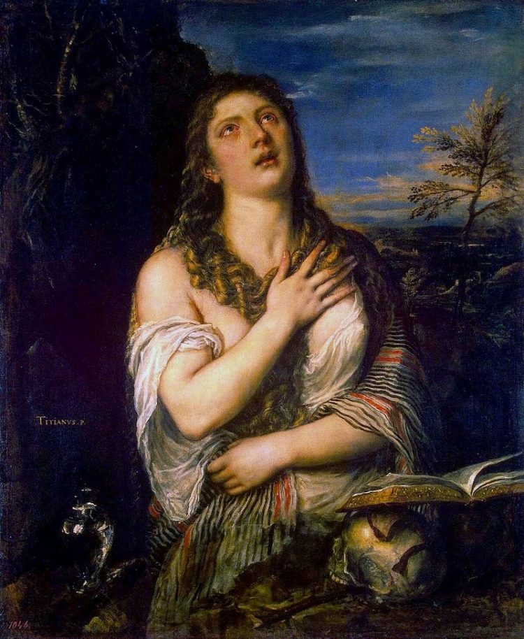 Penitent Magdalene by Titian (1565)