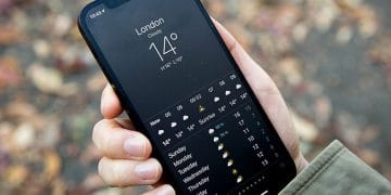 Ứng dụng thời tiết trên iPhone không hiển thị số 69