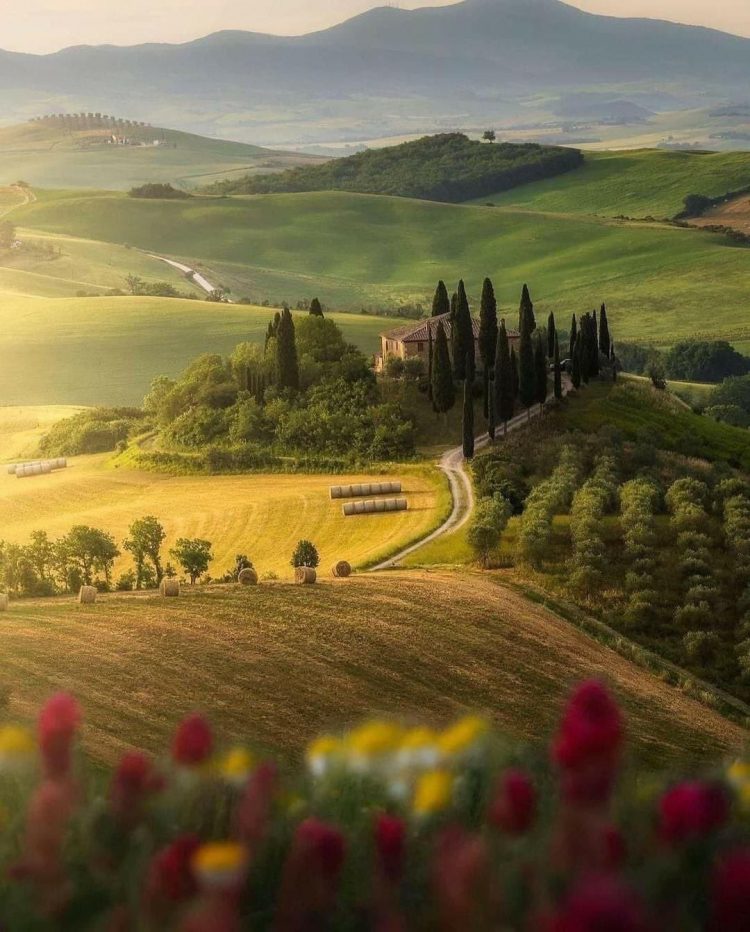 Xứ Toscana, miền Trung Italia.