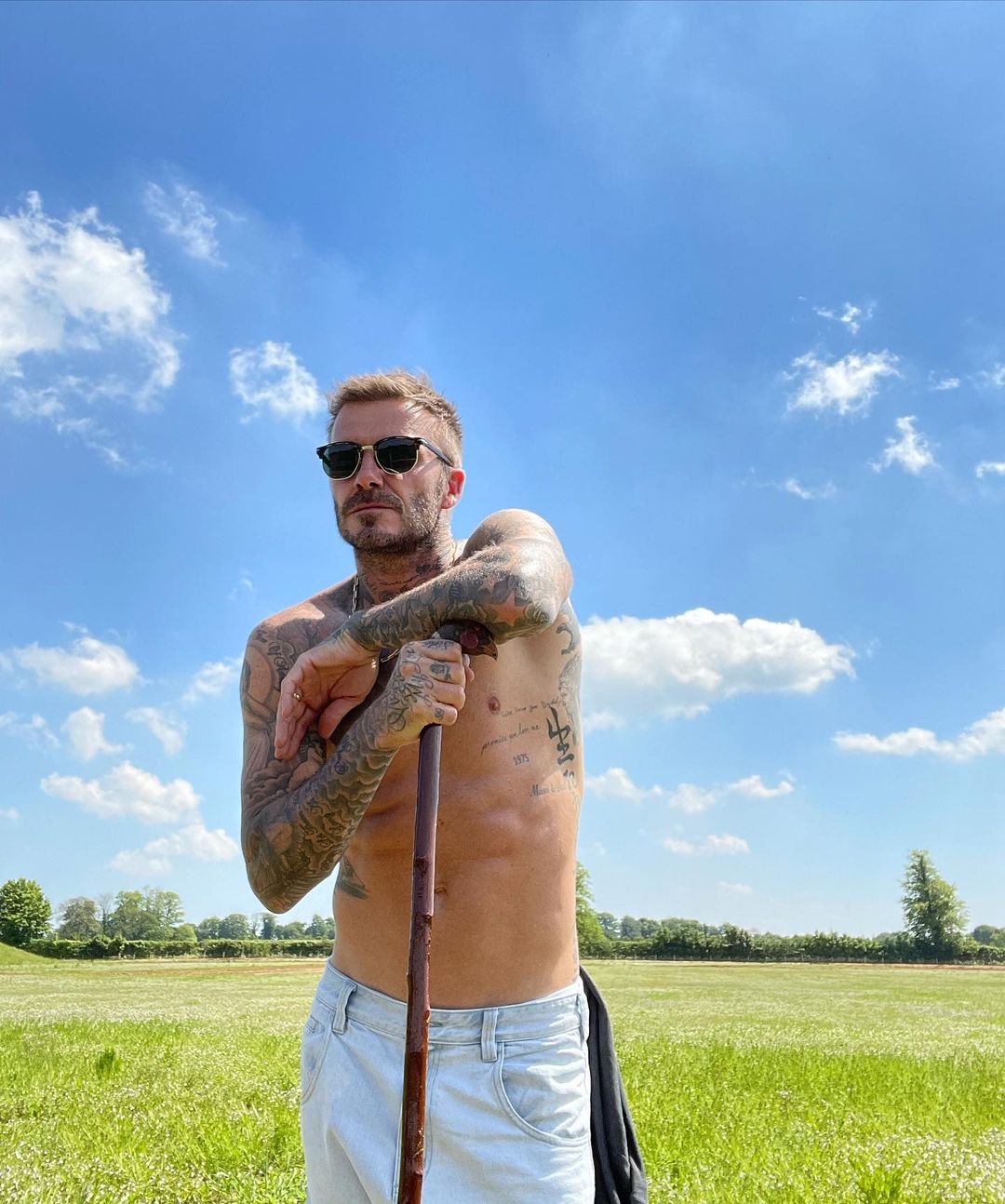 David Beckham body