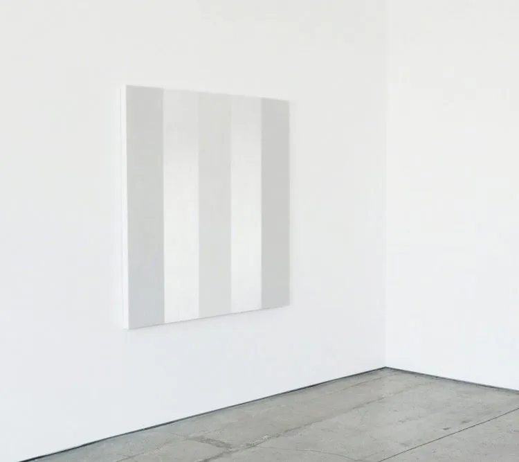 Mary Corse Untitled (White Inner Band), 2000 Peter Blake Gallery