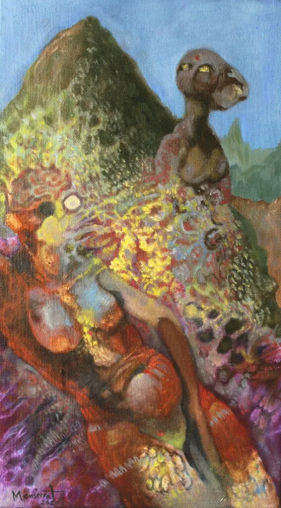 Monserrat Palacios La montaña del mundo, 2020 Nawwa Galería