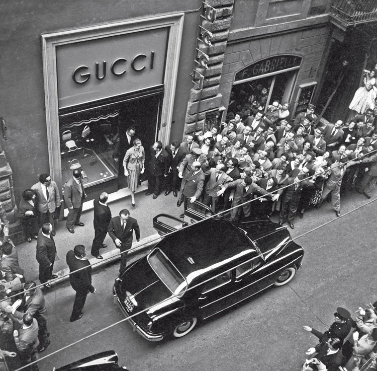 cửa hàng Gucci tại thành phố New York, Mỹ năm 1953