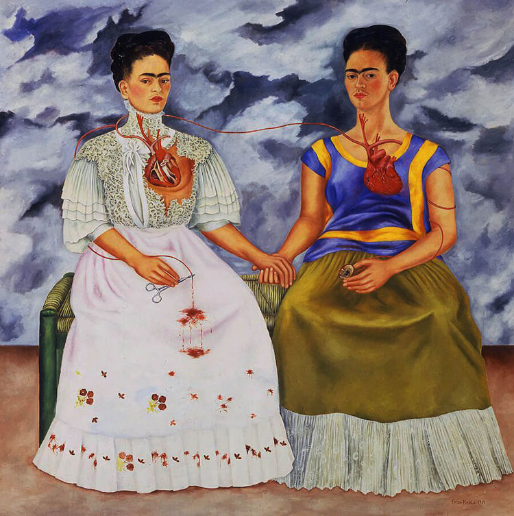 mỹ thuật chân dung The Two Fridas