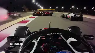 Lewis Hamilton thoát chết trên đường đua Italian GP nhờ Halo