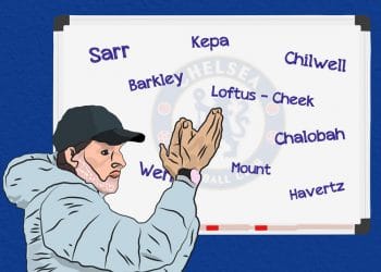 Chiều sâu đội hình Chelsea