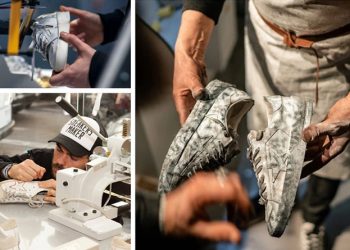 Golden Goose sneaker making