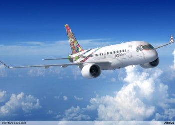 Nghệ thuật graffiti của nghệ sỹ gốc Việt trên Máy bay ACJ 2020 2