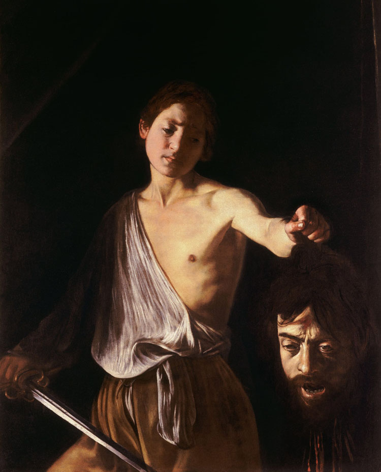 tranh David với đầu Goliath
