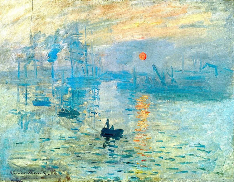 Ấn tượng, bình minh (1872) của Claude Monet