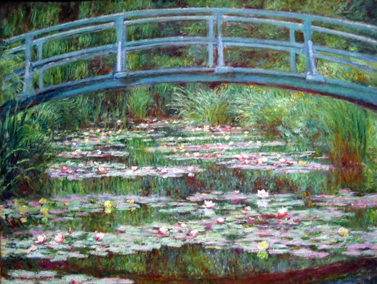 Cây cầu trên hồ hoa súng (1899) của Claude Monet
