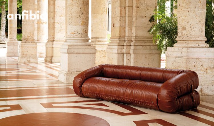 Giường sofa Anfibio thiết kế bởi Alessandro Becchi cho Giovannetti