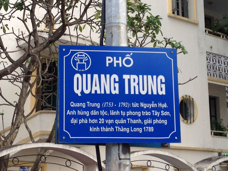 Quy tắc đặt tên đường phố Hà Nội theo từng cụm