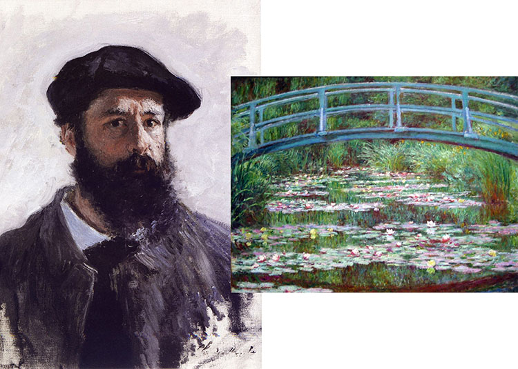 Tranh Cây cầu trên hồ hoa súng Claude Monet