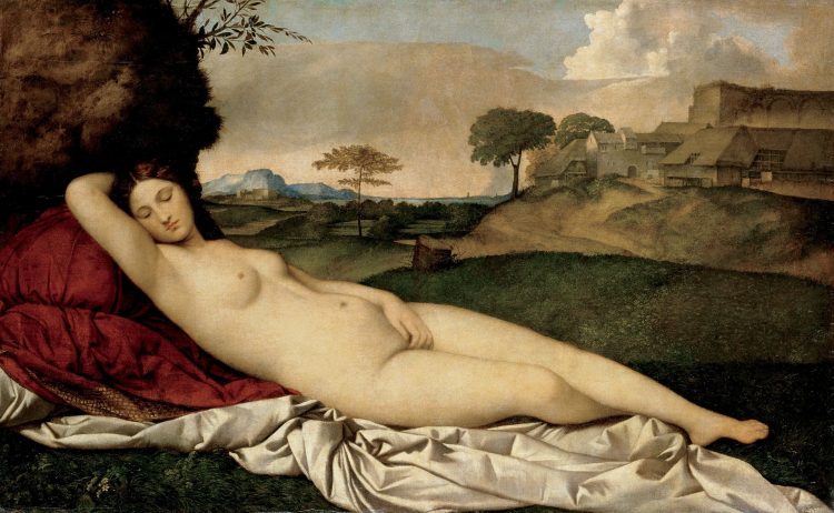 Tranh Vệ nữ ngủ Giorgione