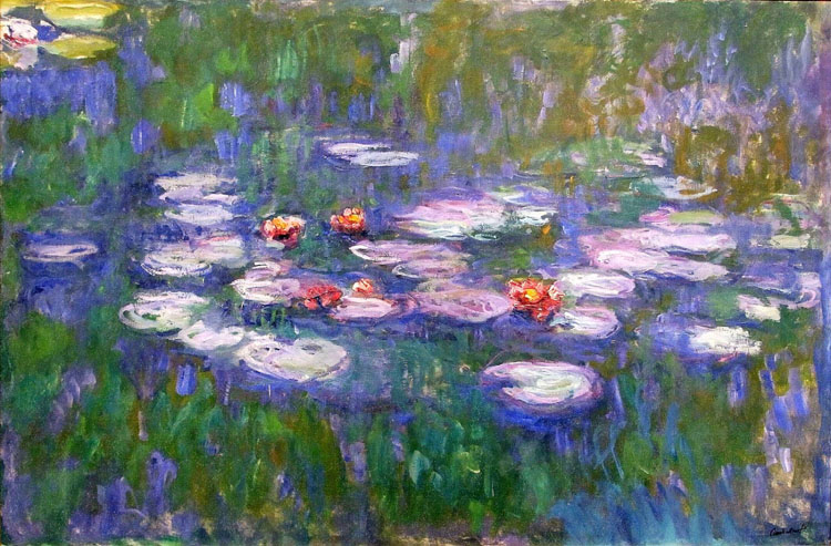 tranh hoa súng của Monet