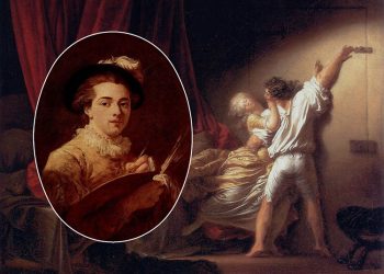Bức tranh Cái khoá của Jean-Honoré Fragonard