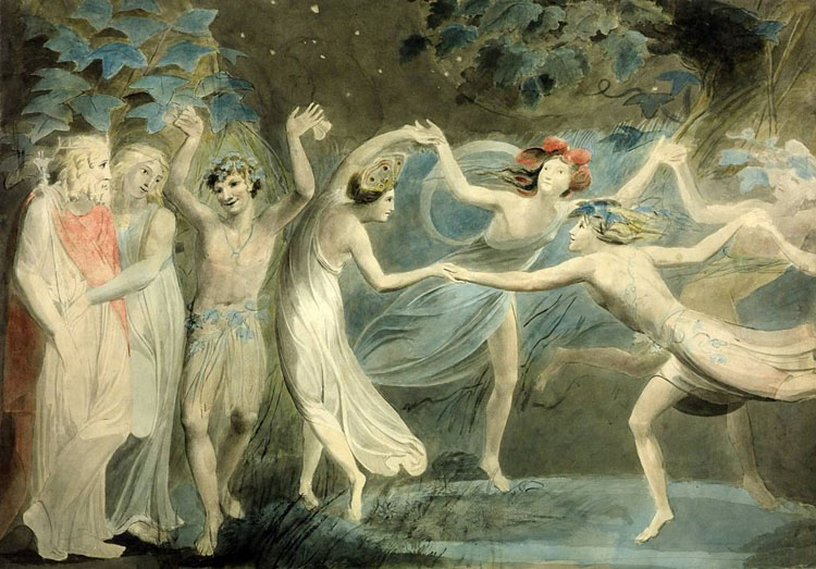 “Oberon, Titania and Puck with Fairies Dancing”