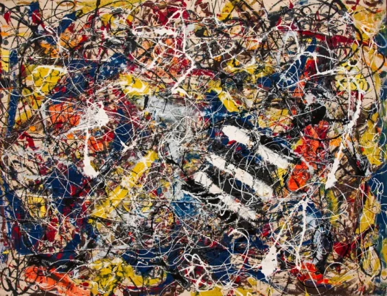 Bức tranh đắt nhất thế giới Number 17A – Jackson Pollock